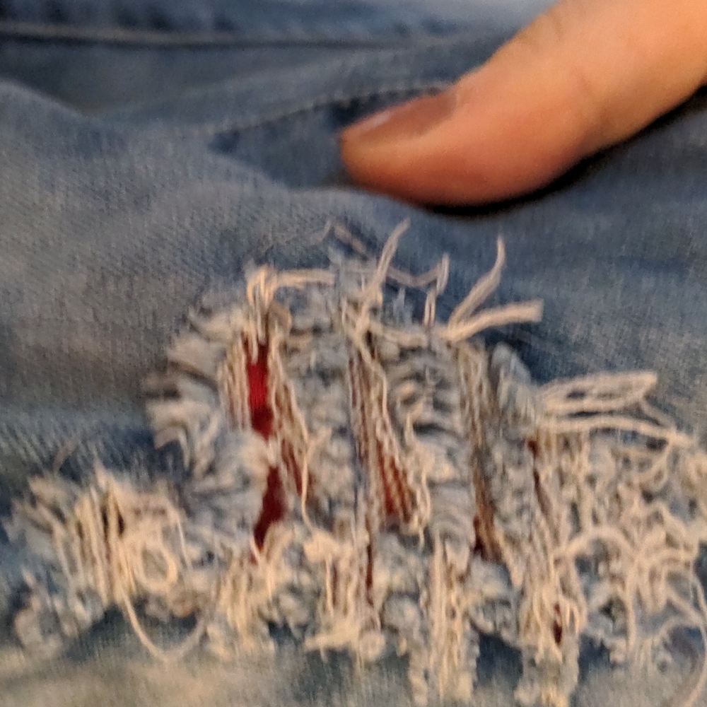 NX3 Very Distressed Skinny Jeans Child Size M - Picture 3 of 8